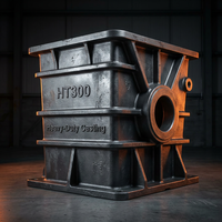 Pièces en fonte gris ductile HT200 pour engins de construction, haute résistance, OEM/ODM, certifiées ISO9001, service personnalisé