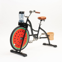 Vélo monocycle EXI 26 pouces avec presse-agrumes, cadre en alliage d'aluminium, capacité de charge de 150 kg, blender commercial pour smoothies pour adultes, pour les fêtes et la plage
