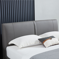 Lit King Size Moderne et Luxueux avec Cadre Rembourré Ajustable, Design Écologique pour Mobilier de Chambre, Gain de Place