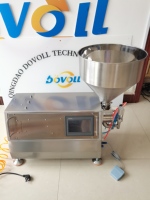 Machine de remplissage semi-automatique DOVOLL pour mayonnaise et sauces salade en conserve avec réservoir de mélange