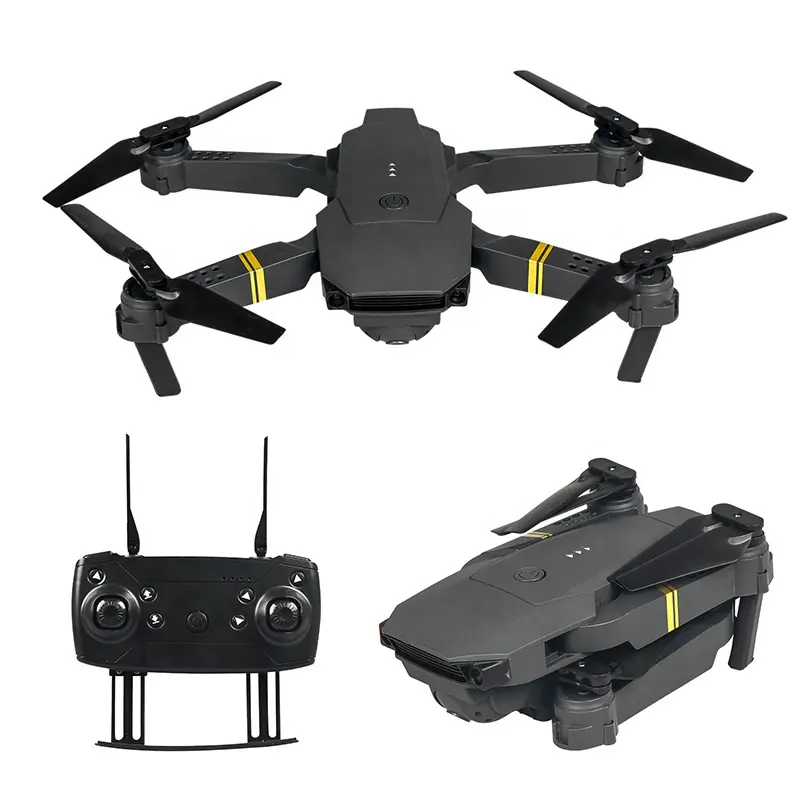 Ucuz FPV iki kamera telefon APP uzaktan kumanda oyuncak Drone E58 yüksek hızlı hava Selfie Mini Drone WiFi RC kamera quadcopter oyuncaklar