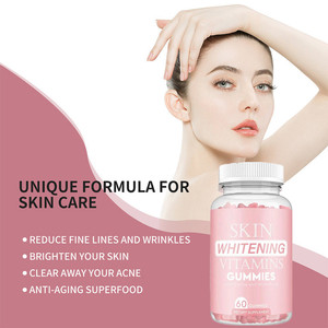 Gummies éclaircissantes pour la peau sous marque privée, multivitamines, complexe vitaminique avec glycine et glutathion pour éclaircir les cheveux et la peau - Product Image 4