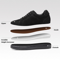 Chaussures Décontractées Homme en Gros d'Usine, Chaussures Rehaussantes de Haute Qualité, Sneakers Invisibles pour Homme Augmentant la Taille de 7 cm