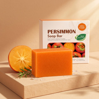 Savon au kaki pour personnes âgées, savon déodorant à l'odeur de Nonenal pour hommes et femmes, savon nettoyant pour tout le corps contre les odeurs corporelles fortes