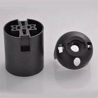 Haute qualité CE VDE plastique E27 support de lampe vis corps lisse 250V adaptateur d'économie d'énergie garantie de 2 ans