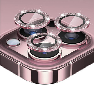 Protezione per Fotocamera di Lusso con Glitter e Diamanti per <span class=keywords><strong>iPhone</strong></span> 16E 15 14 <span class=keywords><strong>13</strong></span> 12 11, Antiurto, Protezione Schermo di Alta Qualità - Product Image 1