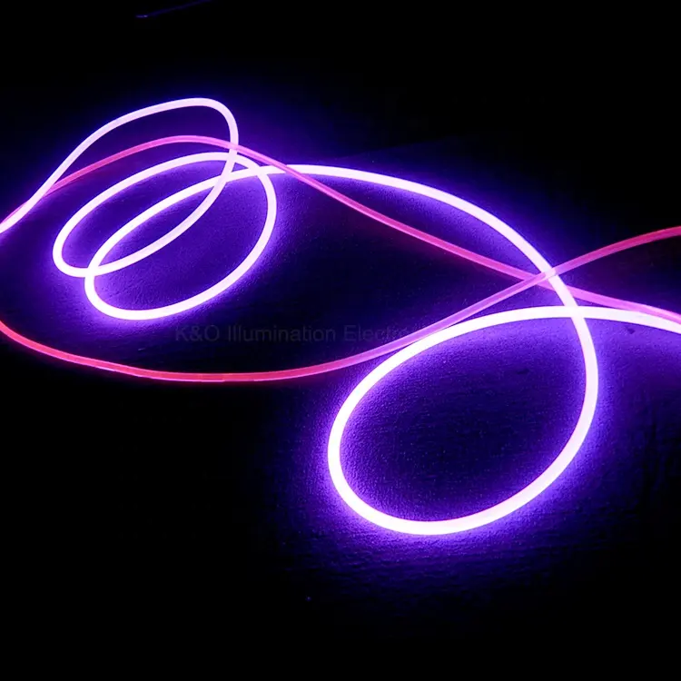 Боковая подсветка с пластиковым покрытием, оптоволоконная ткань для праздничного освещения
