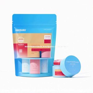 Sachet refermable personnalisé en aluminium mat avec fermeture éclair, résistant à l'humidité, en PE, pour masques faciaux - Product Image 6