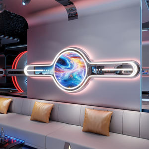 定制无限镜面玻璃装饰墙，适用于夜总会、KTV酒吧、酒廊、俱乐部装饰、现代壁挂装饰 - Product Image 4