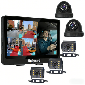 Caméra embarquée 4G avec <span class=keywords><strong>radar</strong></span> d'angle mort |   AI DMS ADAS pour camions et bus |   Moniteur 10 pouces et 5 caméras |   Interphone vocal bidirectionnel - Product Image 1
