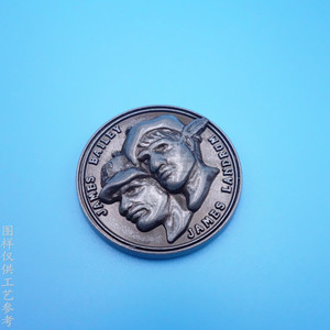 Custom Antique Style Embossed Zinc Alloy Bottle Label 30mm Diameter For Wine <b>Spirits</b> Decorative Tags - Product Image 1