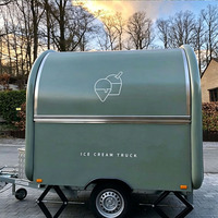 Carrito de Comida Móvil para Exteriores, Remolque de Papas Fritas, Cocina para Planta Procesadora de Vegetales, para Venta de Alimentos