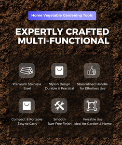 Râteau à feuilles en acier inoxydable avec manche en bois <span class=keywords><strong>de</strong></span> <span class=keywords><strong>balsa</strong></span>, outil agricole et <span class=keywords><strong>de</strong></span> jardinage extérieur, outils agricoles pour le jardinage - Product Image 3