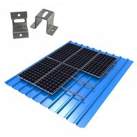 Vente directe usine – Supports de montage photovoltaïque métalliques réglables pour toiture résidentielle, taille personnalisable, surface anodisée durable