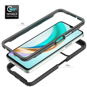 Funda de Teléfono de TPU Suave Transparente y Parte Trasera de PC Duro a Prueba de Golpes de Cobertura Total para Huawei <span class=keywords><strong>Honor</strong></span> X6B X6 <span class=keywords><strong>X8</strong></span> X8A X9 X7 X7A Y9A Y9S - Product Image 4