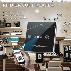 Contactless prossimità RFID 13.56mhz Wiegand RS232/485 UART Dynamic QR <span class=keywords><strong>Code</strong></span> Scanner controllo accesso lettore di schede di accesso - Product Image 2