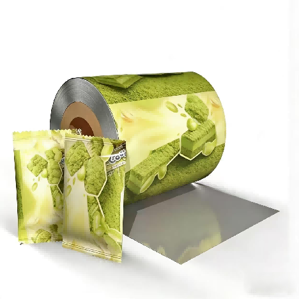 Film d'emballage alimentaire laminé en aluminium, résistant à l'humidité, de qualité alimentaire, imprimé sur mesure à Guangzhou, pour chips, popcorn et biscuits - Product Image 6