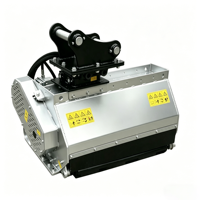 GONGMA Mini-Excavatrice Chinoise à Prix Abordable, Tondeuse à Fléaux, Engin de Construction 4-9 Tonnes, Moteur, Boîte de Vitesses, Roulement Q355B+NM500 1