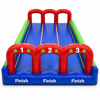Derby Inflable de Carreras - Diversión al Aire Libre de PVC