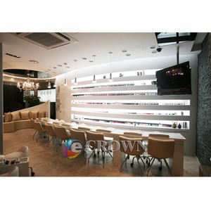 Modern Manicure Work Station Interior Shop Wall Mounted Nail <strong>Beauty</strong> Kiosk Cabinet HQ <strong>Nailer</strong> for Nail ODM OEM - Product Image 2