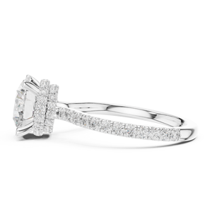 Bague en or avec diamant de laboratoire de luxe pour femmes, en or 10Kt, 14Kt, 18Kt, 22Kt, élégante, bijou de mariage, cadeau - Product Image 4