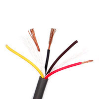 Câble blindé UL2517 105C 300V 2C 3C 4C 18awg 20awg 22awg 24awg 26awg 28awg Fil électrique multi-brins