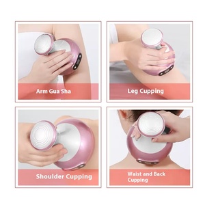 Outil de massage <span class=keywords><strong>Gua</strong></span> <span class=keywords><strong>Sha</strong></span>-Instrument de grattage électrique pour le dragage méridien, le drainage lymphatique et la thérapie par ventouses à la maison - Product Image 3