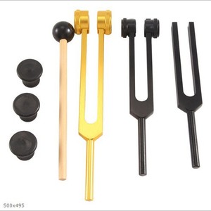 Offre Spéciale : Ensemble de Diapasons de Guérison (128Hz, 256Hz, 512Hz) – Accessoires Essentiels pour le Yoga et la Méditation & Appareils de Thérapie Sonore - Product Image 3