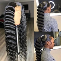 Perruques Lace Front HD Deep Wave Abordables pour Femmes Noires – Extensions de Cheveux Humains Brésiliens Bouclés