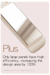 Mini lisseur portable double usage à ions négatifs pour franges, avec LED et tourmaline, vente en gros - Product Image 3