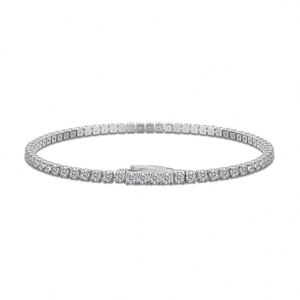Bracelets tennis pour femmes Dylam Top High Jewelry en argent sterling 925, sertis de zircone cubique de qualité 5A, 2 mm, effet diamant, moissanite - Product Image 1