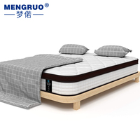 Matelas compressé en usine, matelas orthopédique de luxe pour hôtel, livré en boîte, tailles double, king, queen pour chambre à coucher