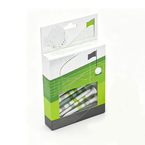 Boîte d'emballage en papier pour tee de golf, vente en gros d'usine, taille personnalisée, impression CMYK, pour présentoir de tees de golf - Product Image 4