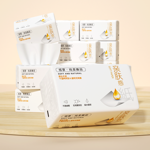 घर के उपयोग के लिए बच्चे और परिवार के लिए 3-प्लाई ऊतक पेपर नैपकिन पूरे बॉक्स घरेलू शौचालय पेपर - Product Image 4