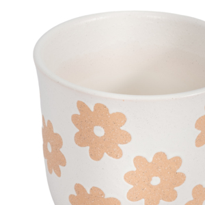 Vaso per Fiori da Interno ed Esterno, Design Moderno con Dolce Motivo Floreale - Product Image 3