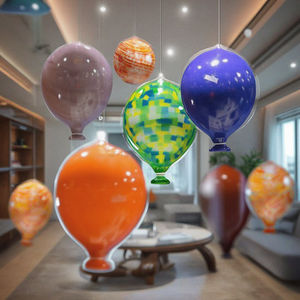 Moderna Decorazione da Soffitto con Palloncini Colorati in Vetro di <span class=keywords><strong>Murano</strong></span> Soffiato a Mano, Oggetti d'Arte Decorativi Artigianali su Misura - Product Image 5