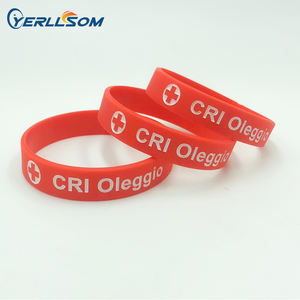 Pulseras de Silicona Personalizadas Baratas, Tejidas, con Relieve, Impresas con Serigrafía, que Brillan en la Oscuridad - Pulseras Promocionales de Goma de Navidad - Product Image 4