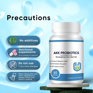 Cápsulas prebióticas OEM Akkermansia Muciniphila que mejoran la salud intestinal y alivian los <span class=keywords><strong>problemas</strong></span> digestivos para una salud intestinal saludable - Product Image 5