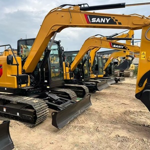 รถขุดตีนตะขาบ Sany SY75C 7.5 ตัน ของแท้จากจีน พร้อมเครื่องยนต์ Isuzu ปั๊ม HYDAC และระบบควบคุม PLC - Product Image 1