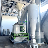Usine de production de granulés d'aliments pour animaux RICHI à vendre - Machines et équipements de préparation de poudre d'aliments pour animaux avec broyeurs à rouleaux