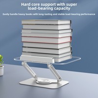Support pour tablette en alliage d'aluminium, rotatif à 360 degrés, pliable, réglable en hauteur, pour enfants