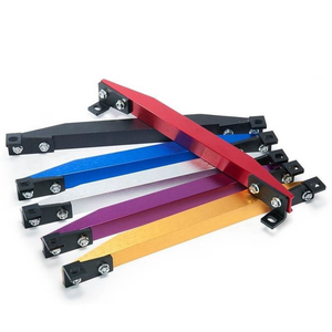 Kit de suspension AUSO en aluminium pour Honda <span class=keywords><strong>Civic</strong></span> ES DX LX <span class=keywords><strong>SI</strong></span> EM EP3 2001-2005, comprenant bras de suspension inférieur, barre de renfort de sous-châssis et barre de liaison. - Product Image 2