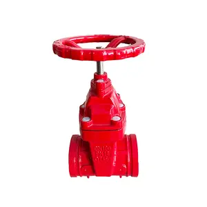 own factory produces ductile resilient seat cast iron flanged forging steel gate valve