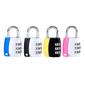 <span class=keywords><strong>Cadenas</strong></span> carré Kamal HB30 en alliage de zinc avec combinaison à 3 chiffres et blocs de couleur, idéal pour valise, sac à dos et voyage - Product Image 5
