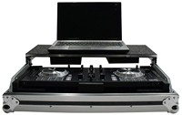 Étui portable pour DJ en aluminium durable avec cadenas pour stockage d'équipement Support pour ordinateur portable Flight Glide supporté par OEM/ODM