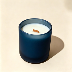 <span class=keywords><strong>Portacandele</strong></span> in <span class=keywords><strong>Vetro</strong></span> Nero Opaco Trasparente di Alta Qualità, Vuoto, da 7oz, 9oz, 12oz, con Coperchio per la Creazione di Candele - Vendita all'Ingrosso - Product Image 3