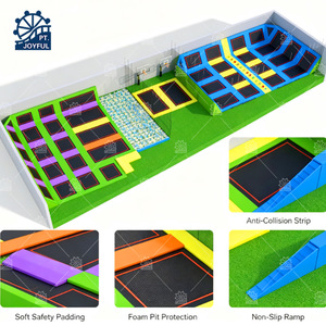 Factory Price Commercial Heavy Duty Indoor Outdoor Trampoline Park with Slide for Kids Adults Amusement Playground - Product Image 4