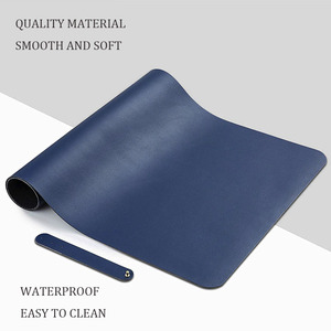 Factory Custom <strong>Desk</strong> <strong>Mat</strong> Mouse Pad <strong>Desk</strong> Pad Waterproof Desktop <strong>Leather</strong> <strong>Mat</strong> for Keyboard and Mouse Protector for Office and Home - Product Image 2
