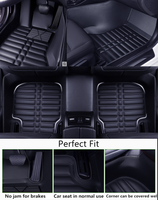SENGAR Marke Universal Type PVC Auto Fuß matte Rutsch feste Auto teppiche Wasch bare transparente Auto Fußmatten