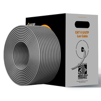 OWIRE Câble LAN haute vitesse 250MHz Cat6 U/UTP Ethernet intérieur Cuivre sans oxygène pour câbles de communication de câblage réseau de bureau